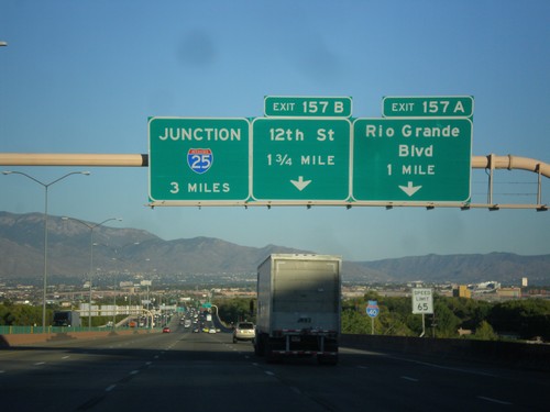 I-40 East Approaching Exits 157A-B