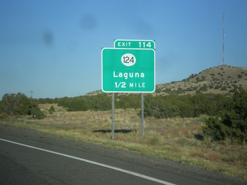 I-40 East Approaching Exit 114