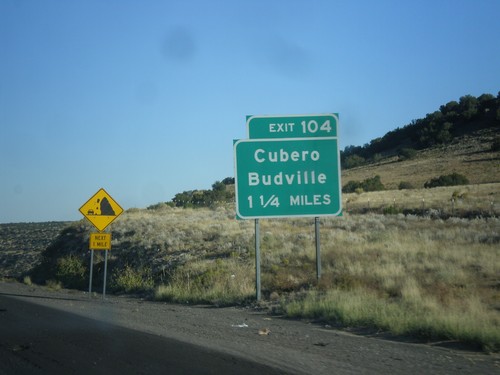 I-40 East Approaching Exit 104