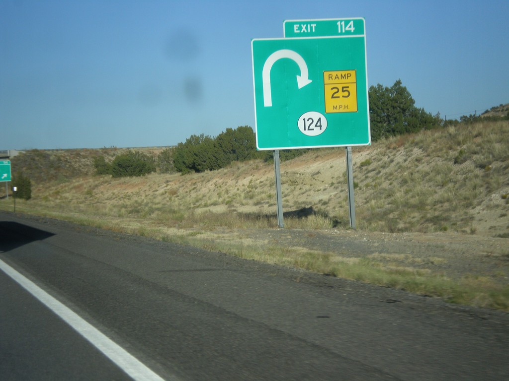 I-40 East Approaching Exit 114