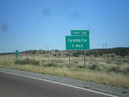 I-40 East Approaching Exit 36