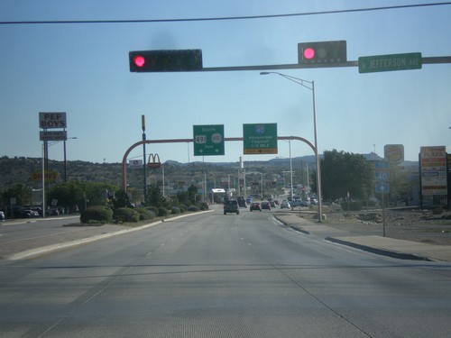 US-491 South Approaching I-40/NM-602