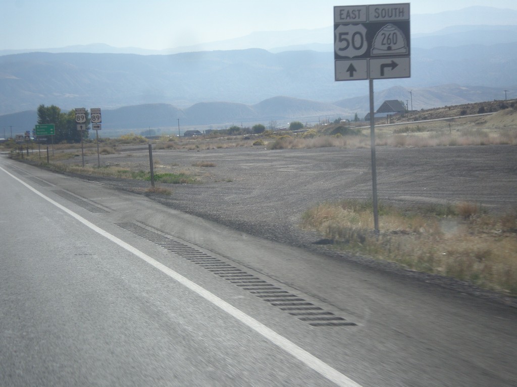 US-50 East Approaching UT-260