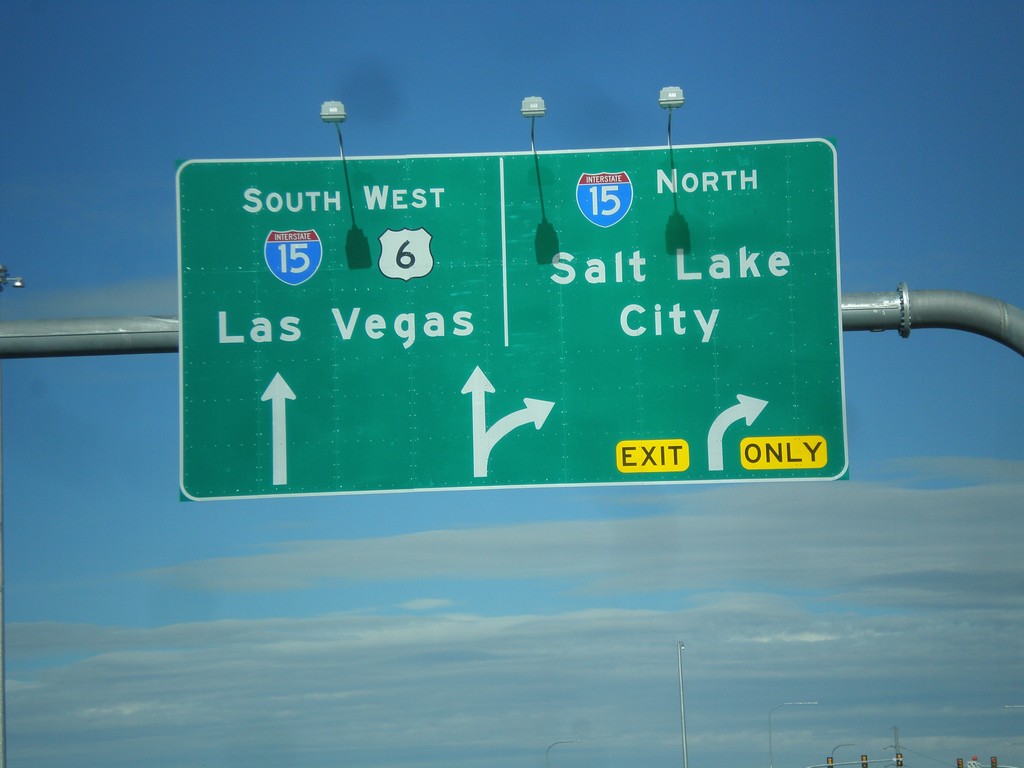 US-6 West Approaching I-15