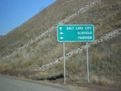 US-6 West Approaching UT-96