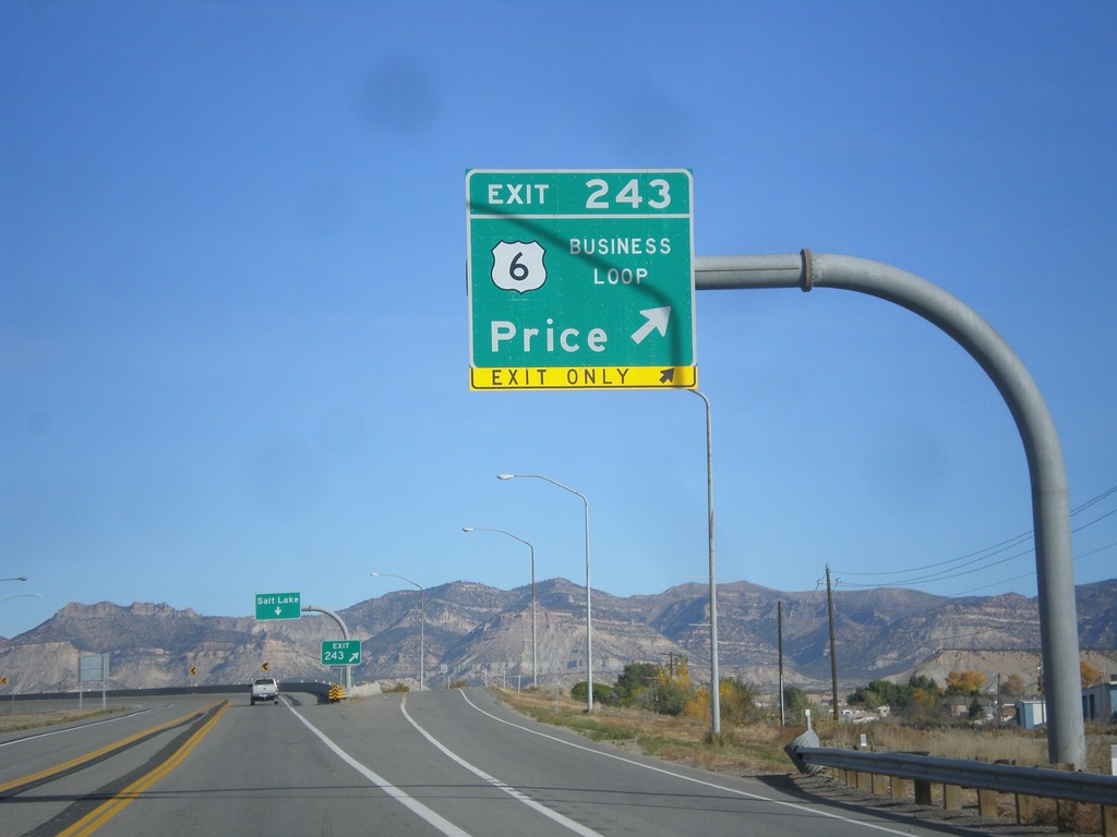 US-6 West/US-191 North - Exit 243