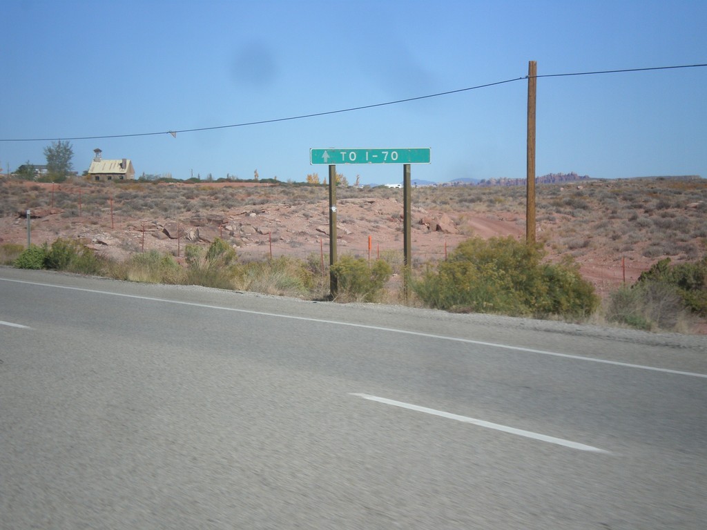 US-191 North Approaching UT-313