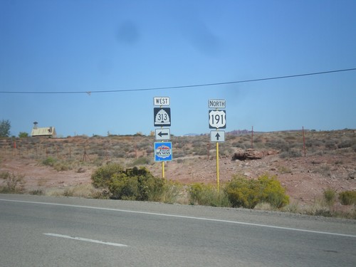 US-191 North at UT-313