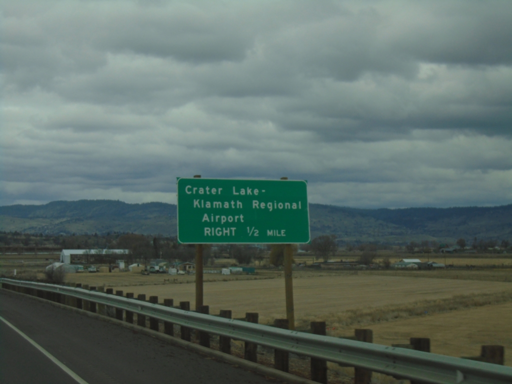 US-97 North - Klamath Falls Airport Junction