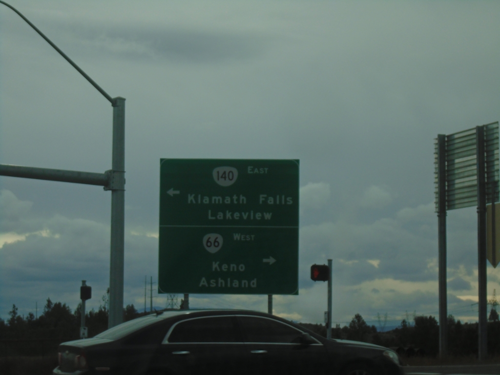 OR-140 East at OR-66