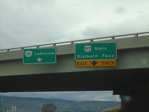 OR-140/OR-66 East at US-97 North