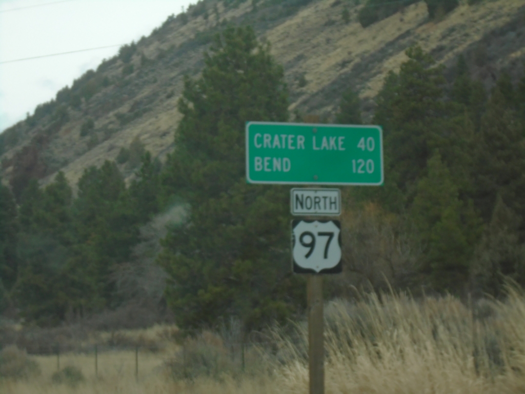 US-97 North - Distance Marker