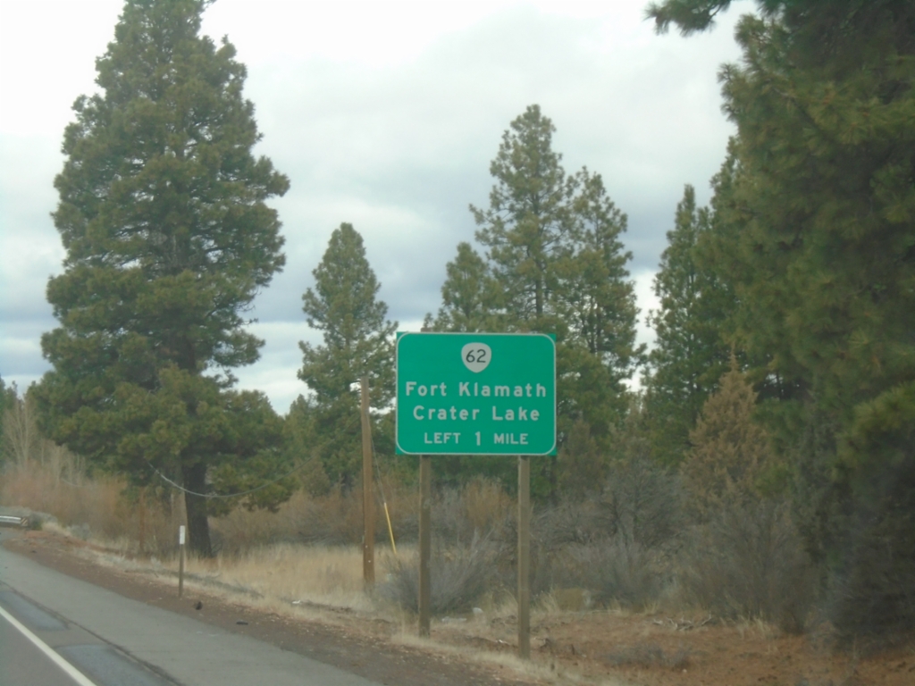 US-97 North Approaching OR-62