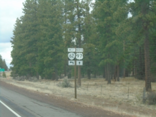 US-97 North at OR-62