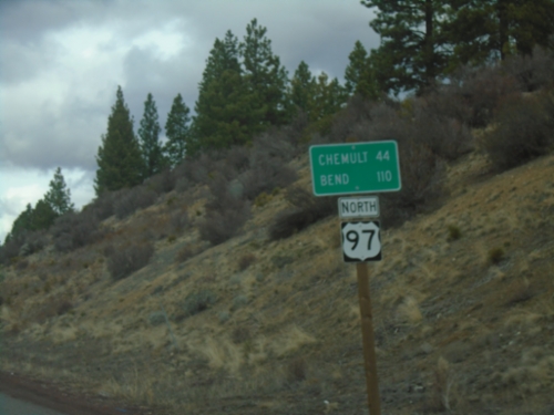 US-97 North - Distance Marker