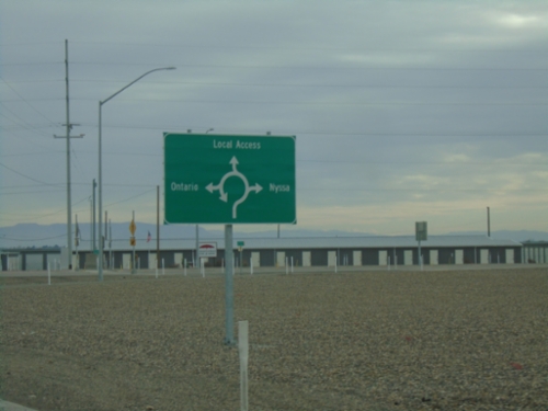 US-20/US-26 East at OR-201 Roundabout