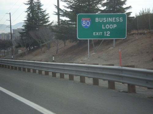 I-80 East - Business Loop I-80 Use Exit 12