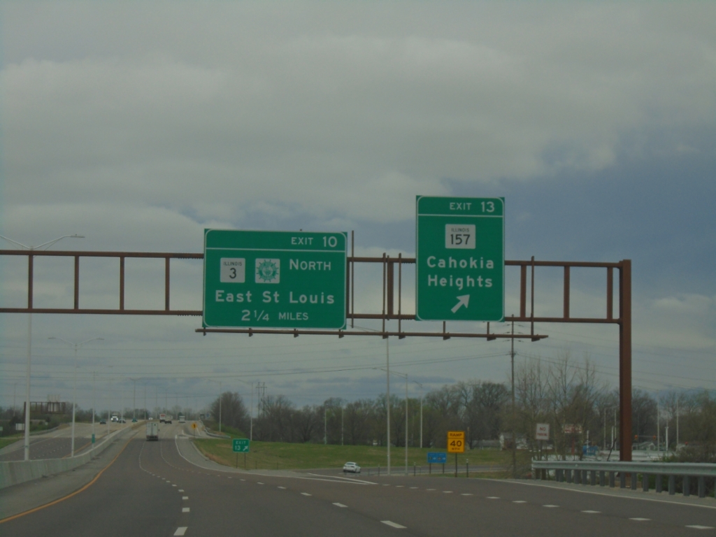 I-255 South - Exits 13 and 10