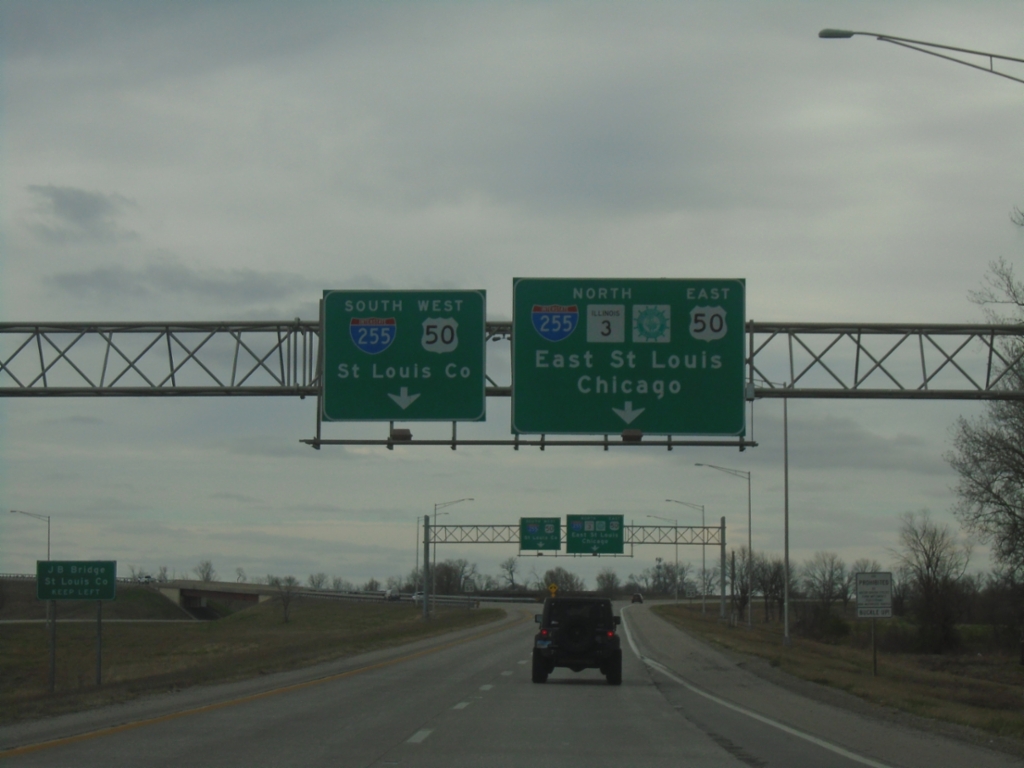 IL-3 North Approaching I-255/US-50