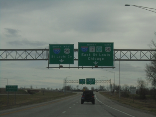 IL-3 North Approaching I-255/US-50