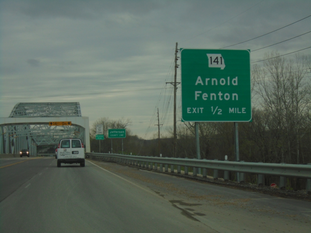 MO-21 South Approaching MO-141 Interchange