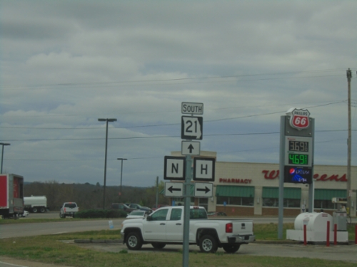 MO-21 South at MO-H and MO-N