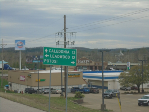 MO-21 South Approaching MO-8