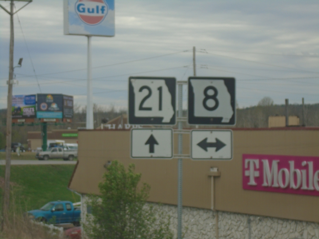 MO-21 South at MO-8