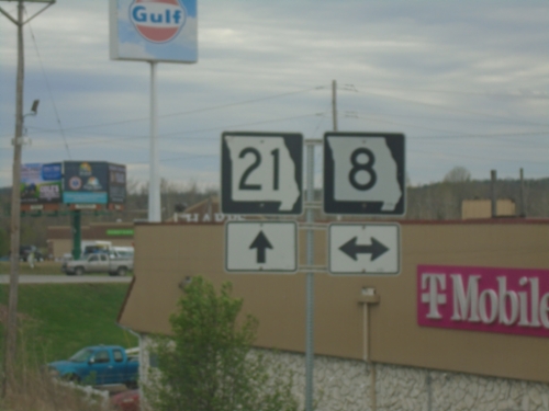 MO-21 South at MO-8