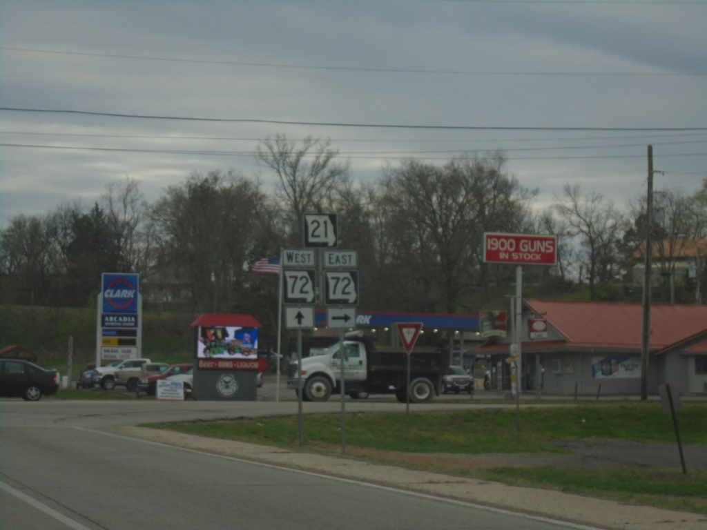 MO-21 South at MO-72 - Arcadia