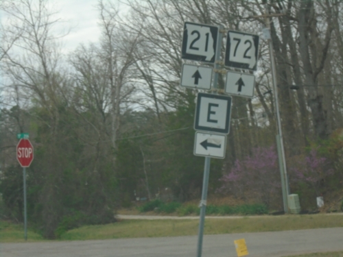 MO-21 South/MO-72 West at MO-E