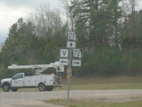 MO-21/MO-72 South at MO-21/MO-72 Split and MO-V