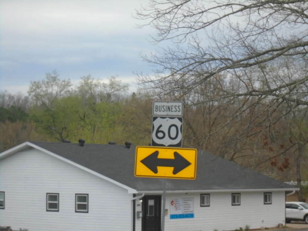 End MO-D South at Bus. US-60