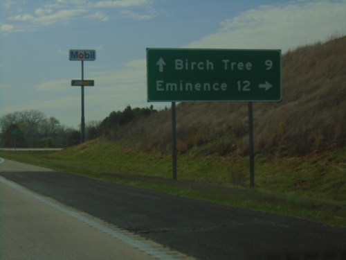 US-60 West at MO-19 North