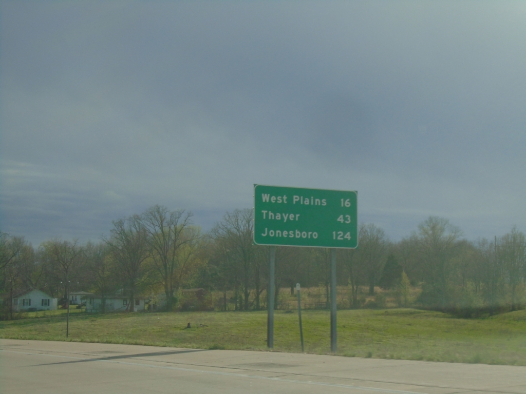 US-63 South - Distance Marker