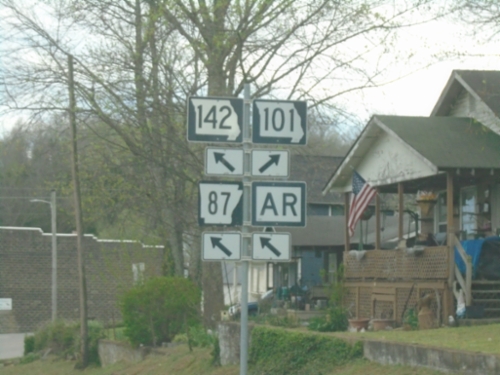 MO-101 South at MO-142/MO-AR/To AR-87