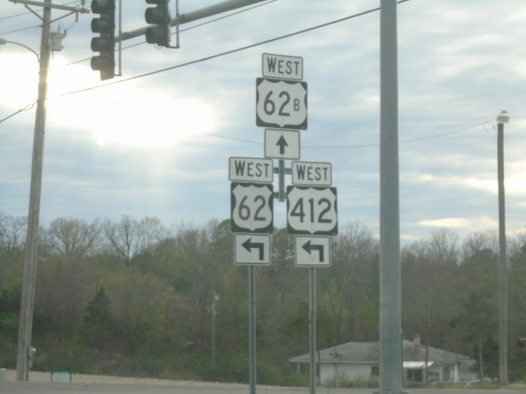 US-62/US-412 West at Bus. US-62