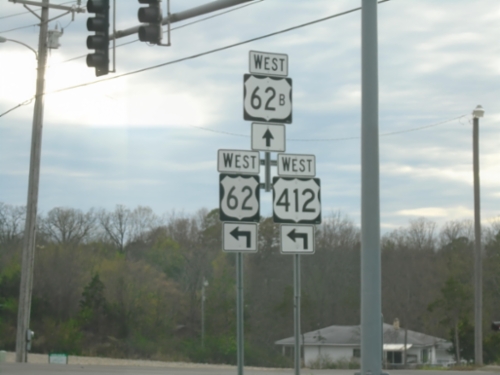 US-62/US-412 West at Bus. US-62