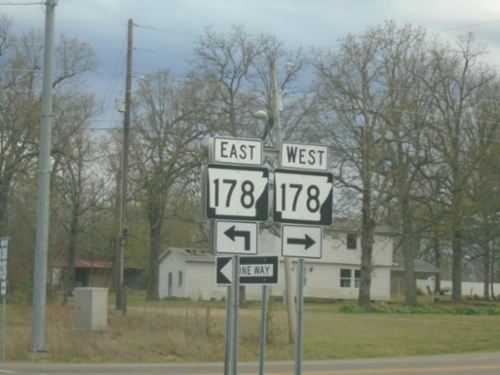 US-62/US-412 West at AR-178