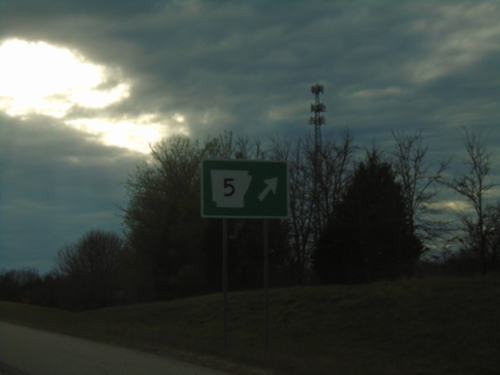 US-62/US-412 West at AR-5