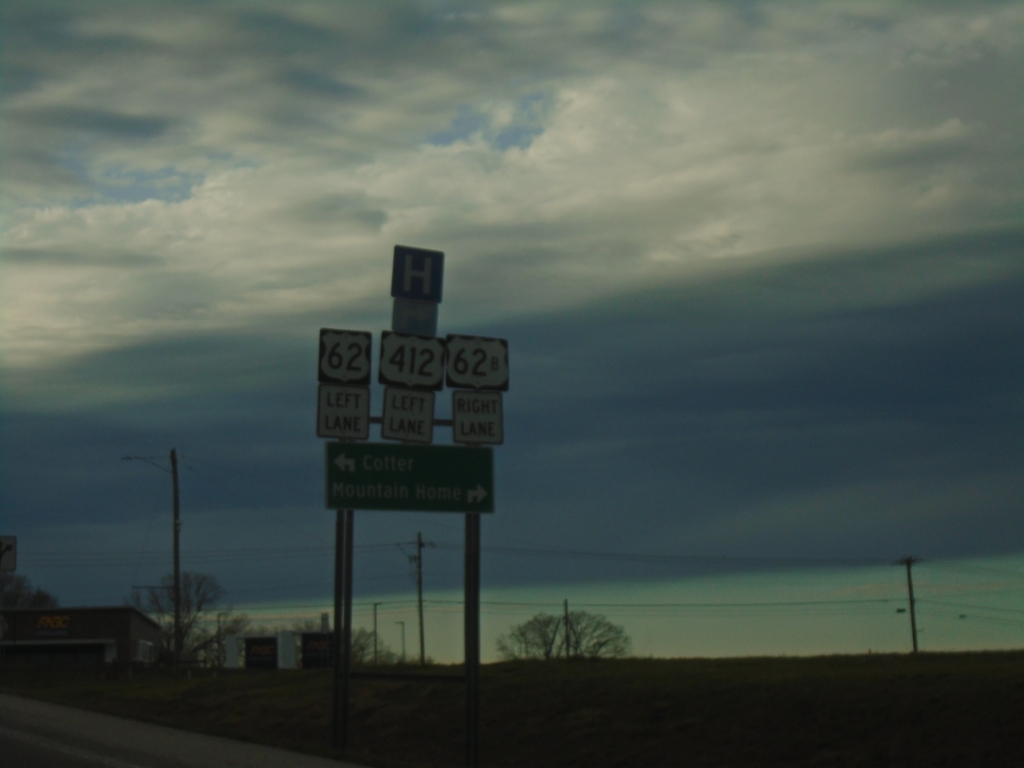 US-62/US-412 West at Bus. US-62