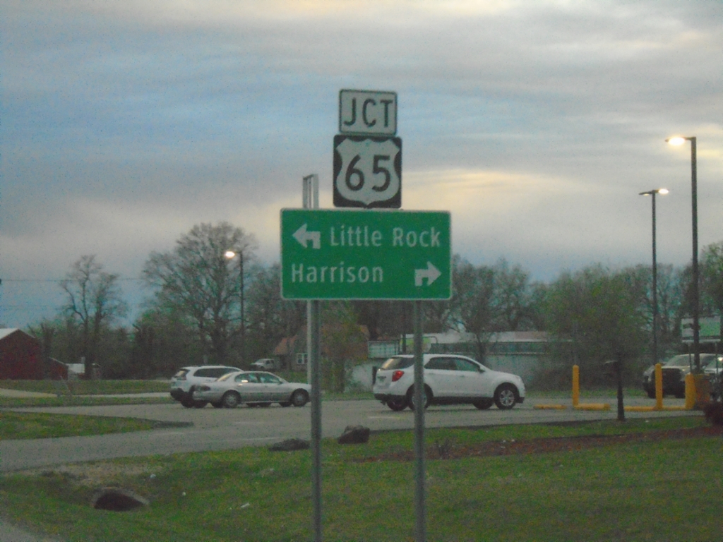 US-62/US-412 West at US-65