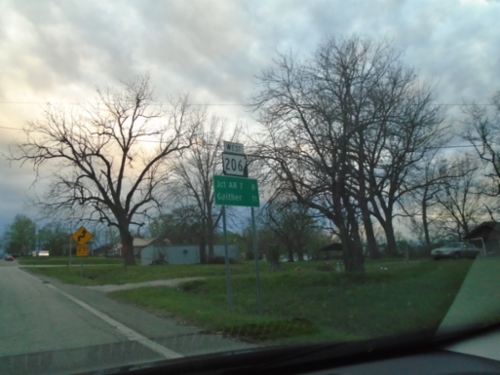 AR-206 West - Distance Marker