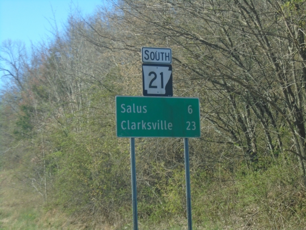 AR-21 South - Distance Marker