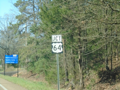 AR-21 South Approaching US-64