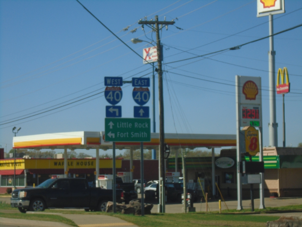 AR-103 South Approaching I-40