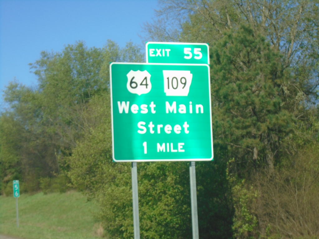 I-40 West - Exit 55