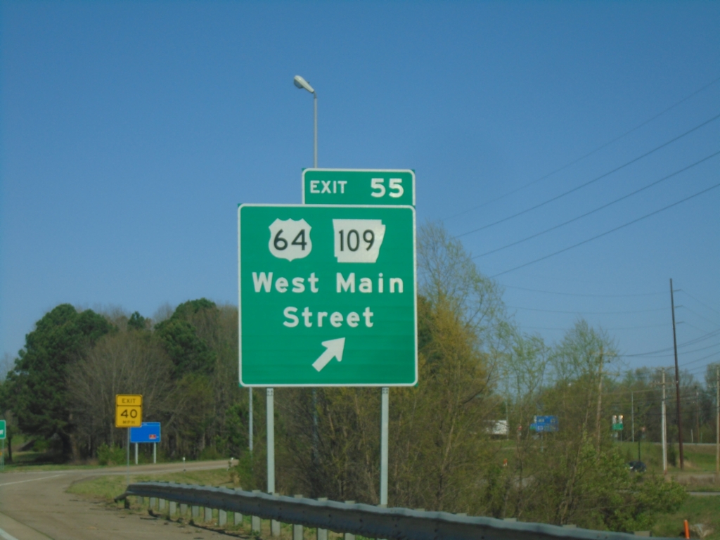 I-40 West - Exit 55