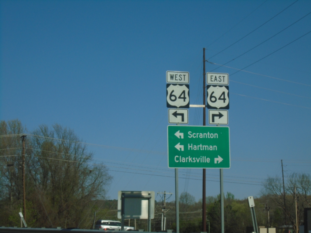 I-40 West (Exit 64) at US-64