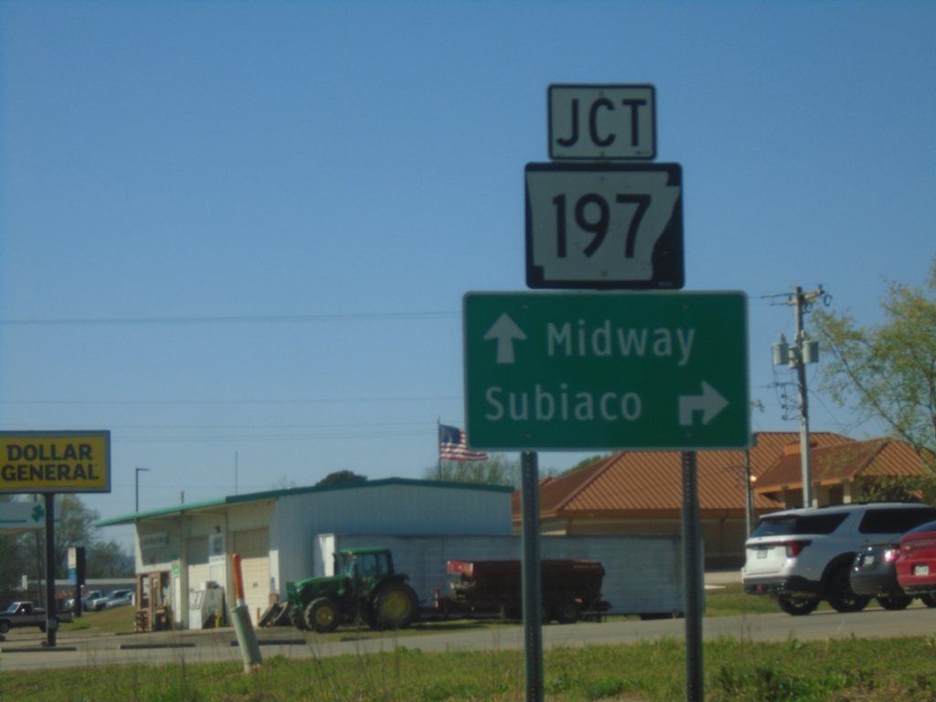 AR-109 South at AR-197